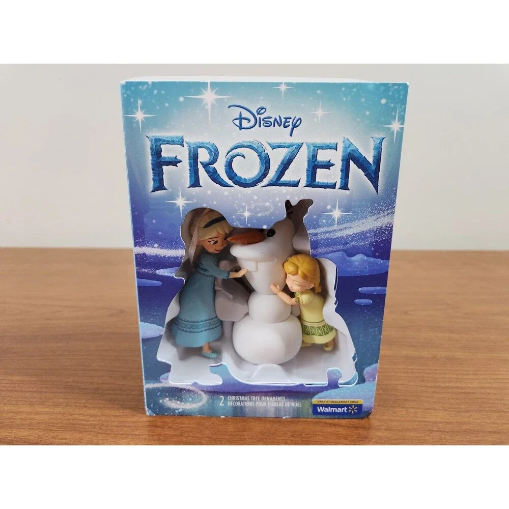 Hallmark Disney Frozen ~ 2 Christmas Tree Ornaments ~ Box Set Elsa & Olaf ~ New